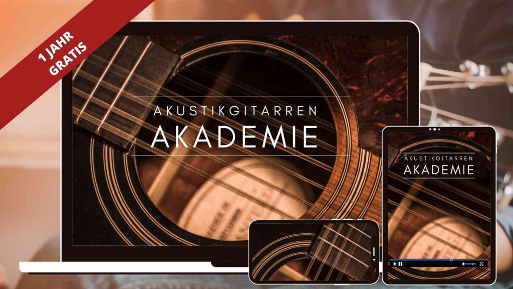Akustikgitarren-Akademie - 1 Jahr gratis